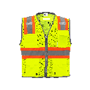 6-Pocket Surveyor's Vest Lime