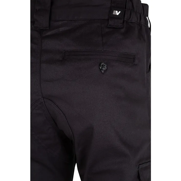 103012S Cotton Stretch Trouser (Black)