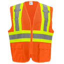 FrogWear®HV Orange Mesh Vest with Contrasting Trim