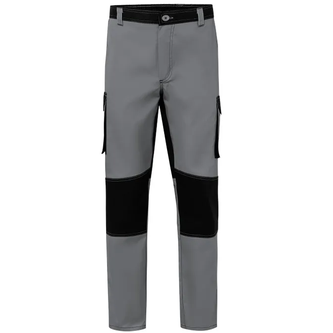 [103020B.08/00.36] 103020B Two-Tone Trekking Stretch Trouser (36, Grey/Black)