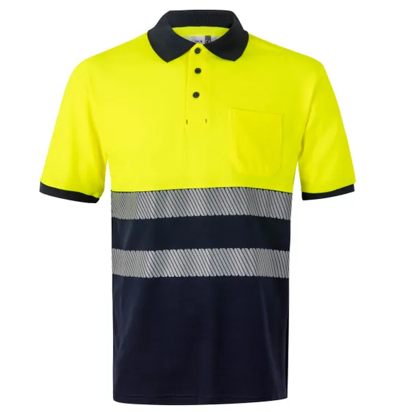 305523 RS SS Two-Tone Cotton Polo