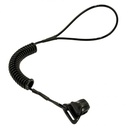 Squids 3158 Coiled Hard Hat Lanyard with Clamp - 2lbs