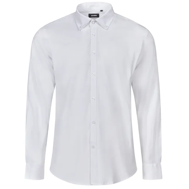 [405004S.07.02] 405004S Men's Long Sleeve Oxford Shirt (SM, White)