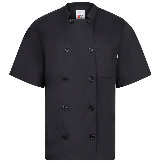 405201 Short Sleeve Poplin Chef Jacket