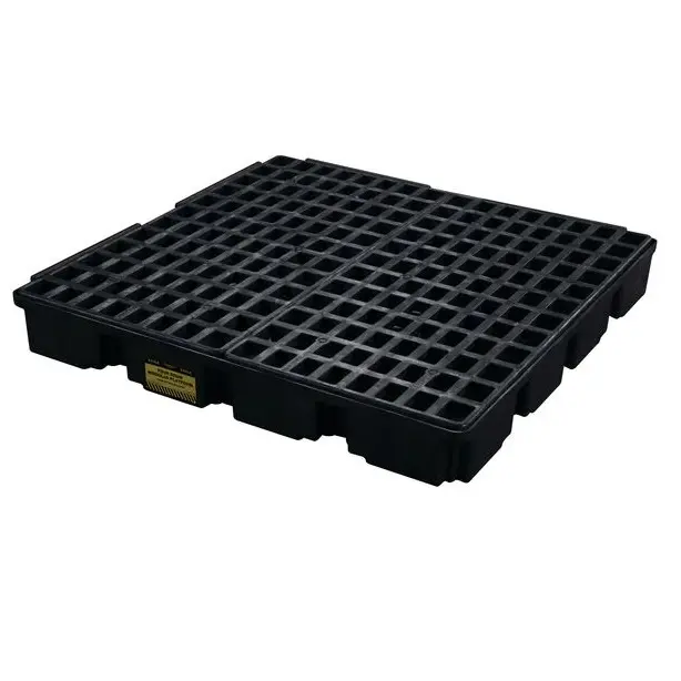 4 Drum, 60.5 Gallon Sump Capacity, Modular Spill Containment Platform Without Drain