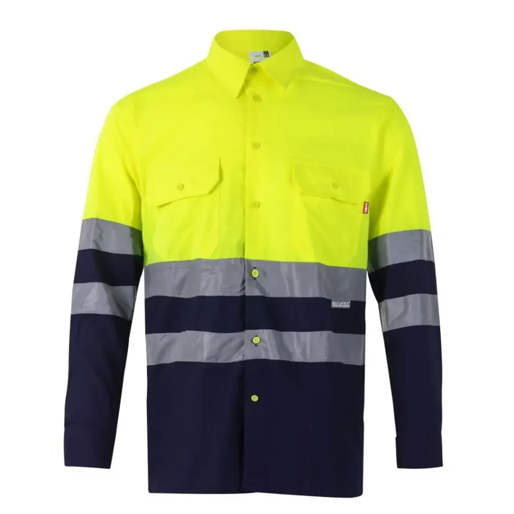 144 High Vis Long Sleeve Two-Tone Shirt
