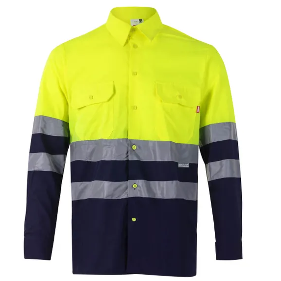 144 High Vis Long Sleeve Two-Tone Shirt