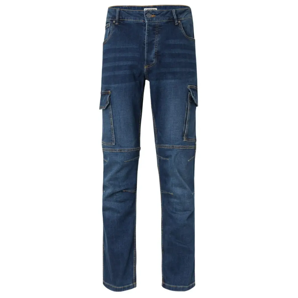 103028S Stretch multi-pocket denim trouser