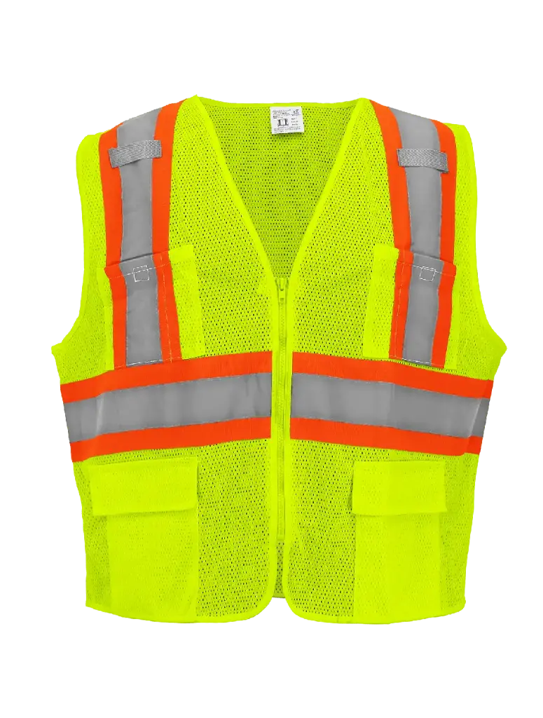 [GLO-0035.00.XS] FrogWear® High-Vis Yellow/Green Lightweight Mesh Vest (XS)