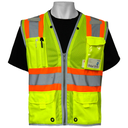 6-Pocket Surveyor's Vest Lime