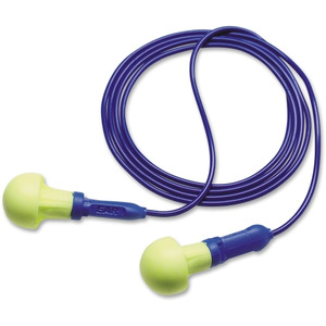 PUSH-INS REUSABLE EARPLUGS CORDED