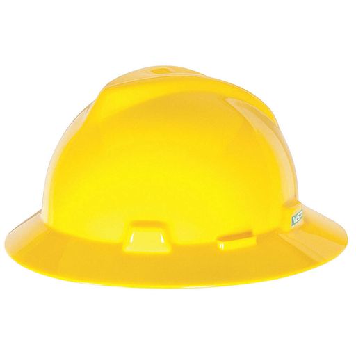 MSA Full Brim Hard Hat [YELLOW]
