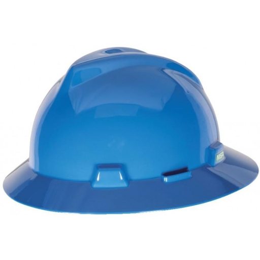 MSA Full Brim Hard Hat [BLUE]
