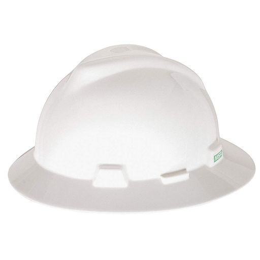 MSA Full Brim Hard Hat [WHITE]