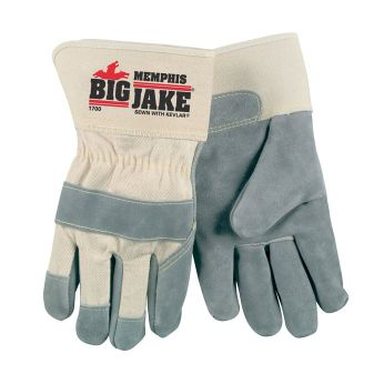 MEM1700LG	Big Jake Split Leather Glove Size Large