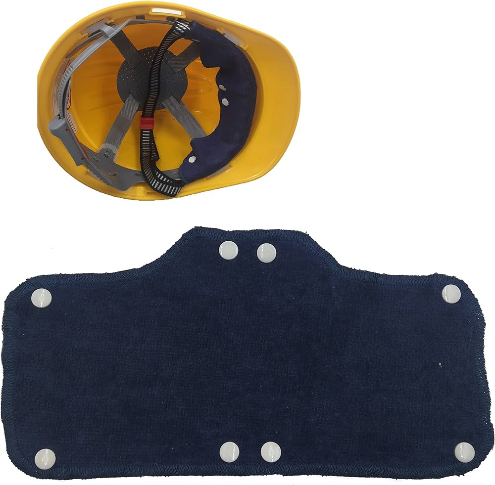[OCC870] Hard Hat Navy Terry Cloth Sweat Band