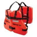 Orange Universal Type V Vinyl Dip Work Life Vest 