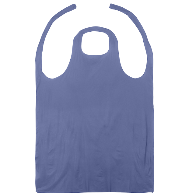 Disposable Apron Blue Vinyl with Textured Finish (72Pieces)