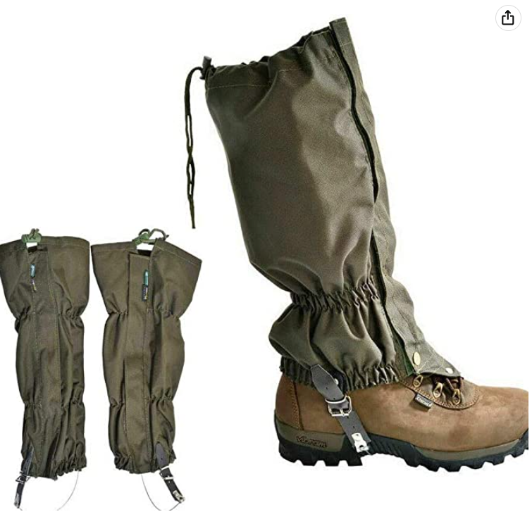 Snake Gaiters for Lower Legs, Waterproof Boots Cover