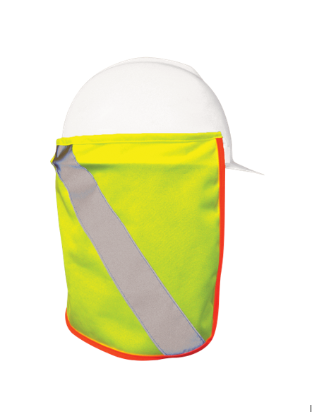 HV ENHANCED VISIBILITY NECK SHADE FOR HARD HATS