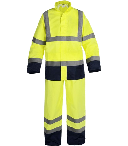 ROHVYB - Lime High Vis Rain Suit
