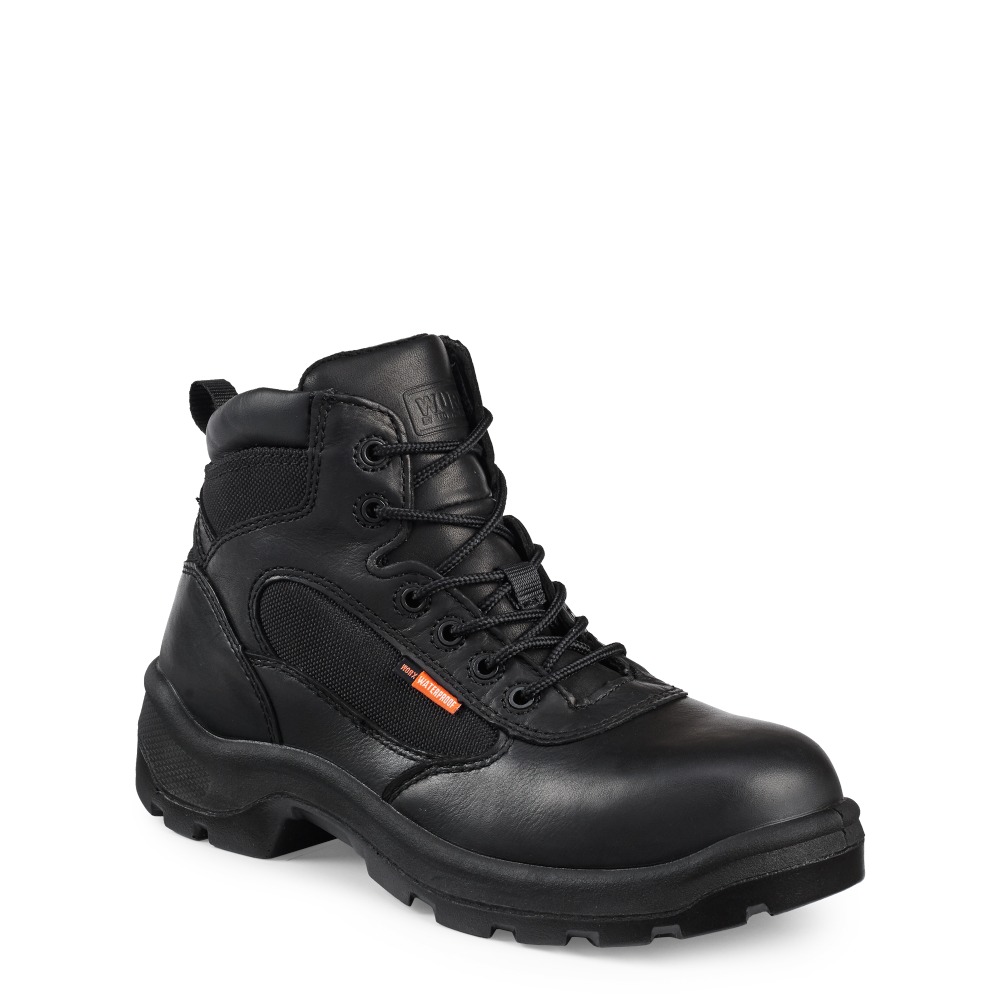 WX#5611 Men's 6" Boot Black