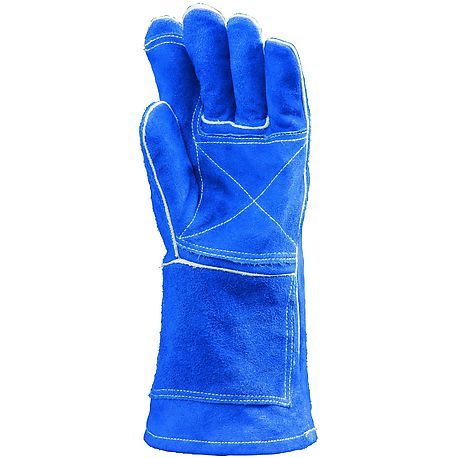 [2636] Blue Cowsplit Welder Glove S10
