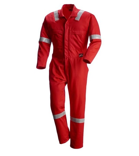 61610RR RW FR Coverall Red