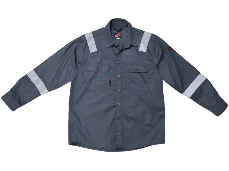 66315 RW Daletec FR Graphite Gray Shirt