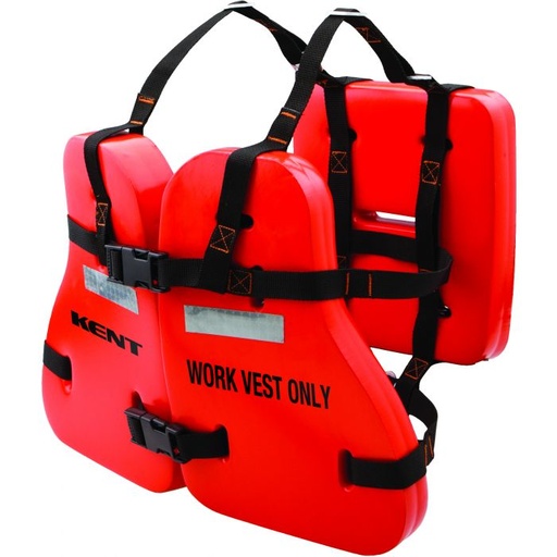 [KEN1512] TYPE V Vinyl Dip Work Life Vest Orange Universal