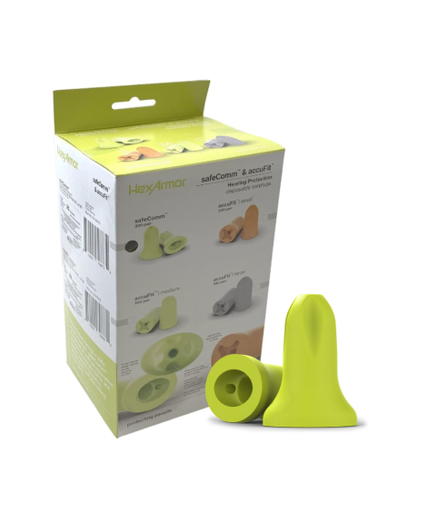 safeComm® disposable earplugs (300 pairs)