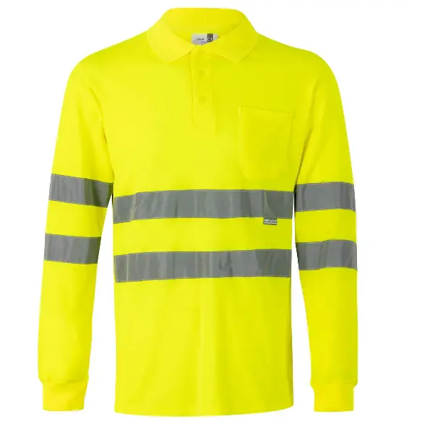 305514 High Visibility LS Cotton Polo 