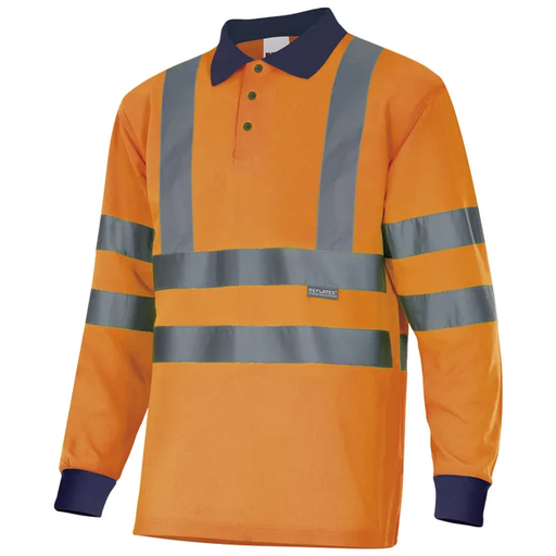 305503 HV LS Two-Tone Polo