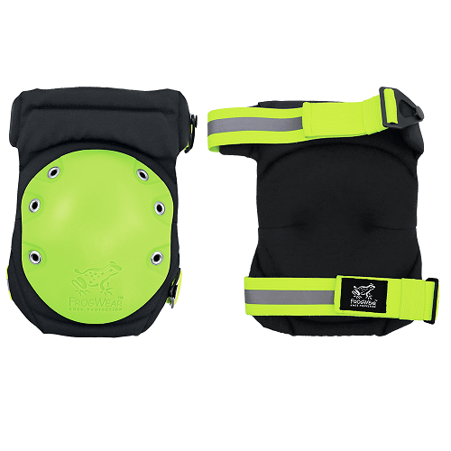 [KP461N] FrogWear™ High-Visibility Non-Marring Knee Pads Premium Hinged