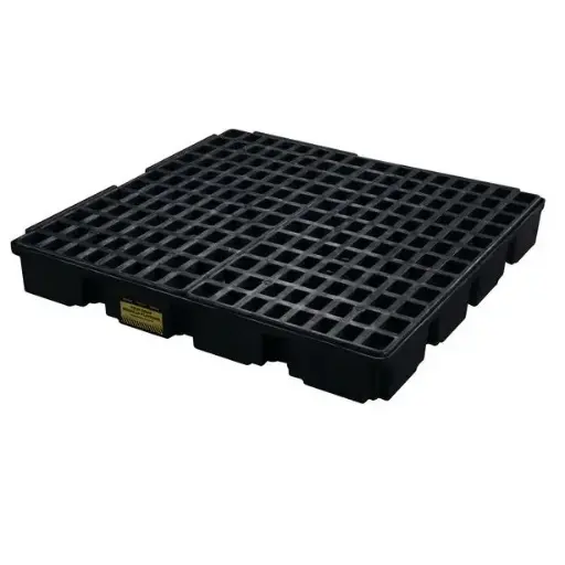 [EAG1635B] 4 Drum, 60.5 Gallon Sump Capacity, Modular Spill Containment Platform Without Drain
