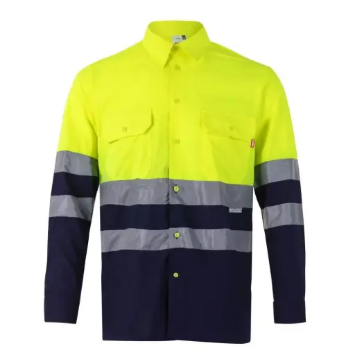 144 High Vis Long Sleeve Two-Tone Shirt